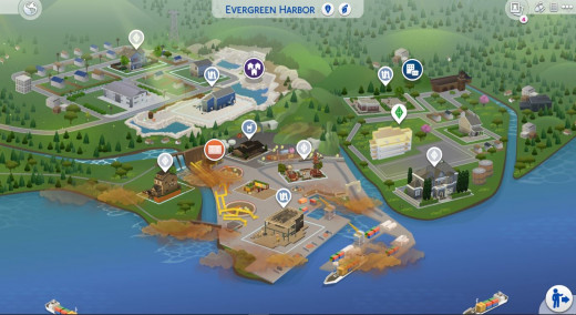 The first industrial world offered by "The Sims 4" 