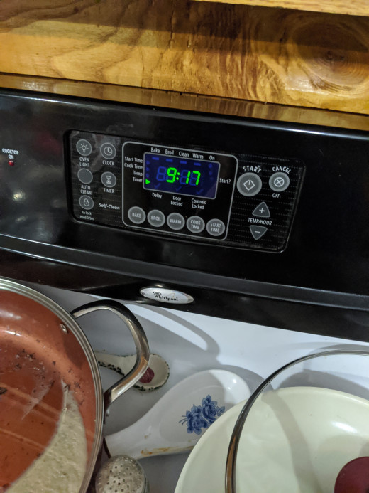timer for preheat time