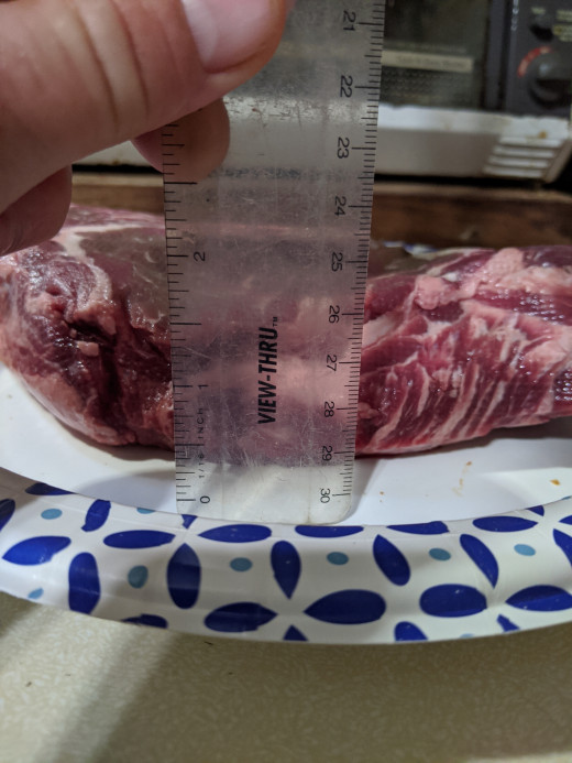 pretty tall steak