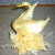 A swam made from pulled sugar A swam made from pulled sugar