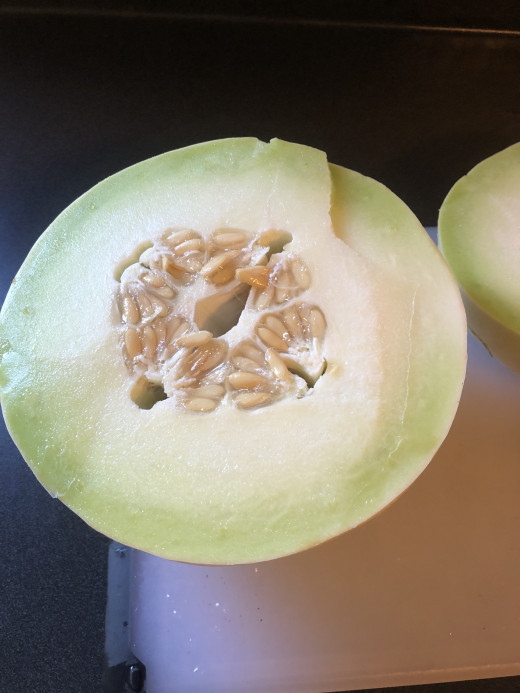 Winter Melon cut open