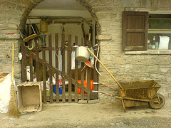 Italian farmhouse. Italian farmhouse.