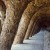 Retaining walls and sturdy supports for the roadway above in Guell Park Retaining walls and sturdy supports for the roadway above in Guell Park