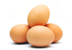 Don't eat unboiled eggs as this can cause infection