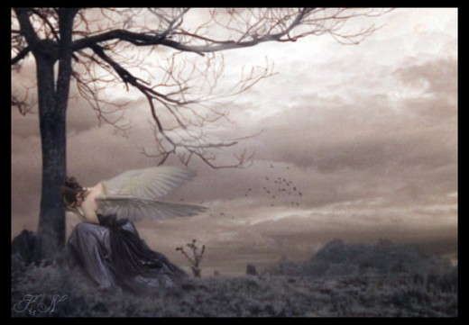 Image found at http://fuzzybuzzy.deviantart.com/art/Crying-angel-108436496