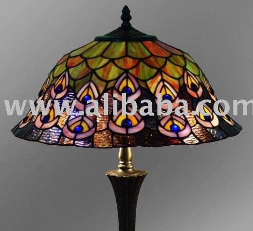 stained glass lampshade 