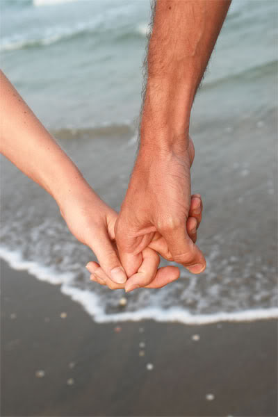our hands entwined...