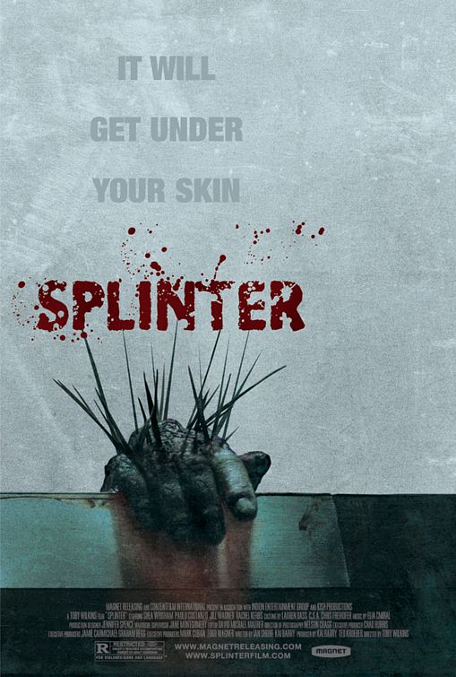 Splinter A Damn Fine Horror Film brings back warm infected memories of John Carpenter's The Thing. Horror movie review.