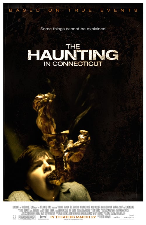 Haunting in connecticut. the picture is supposed to be the ghosts ectoplasm, but it sorta looks like a turd.