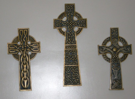 Celtic crosses with the never-ending weave of continuity