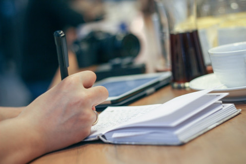 Write and think carefully about  the topic