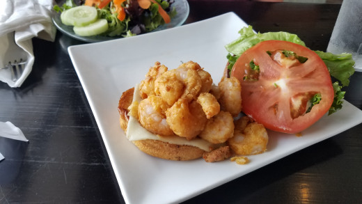 Shrimp Po' Boy Sandwich from South Beach Grill