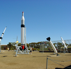 former rocket launch site