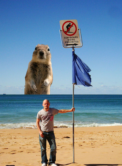 Attack Of The Giant Crasher Squirrel