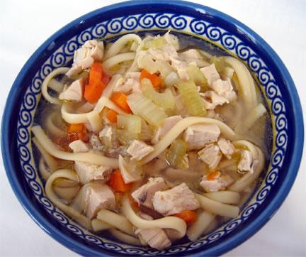 Delicious Homemade Chicken Noodle Soup 