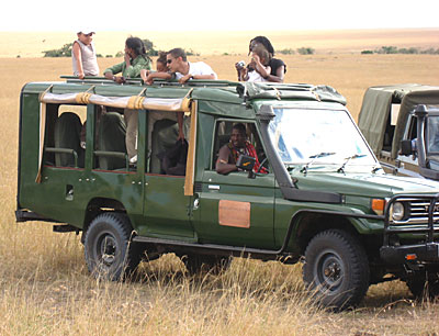 Illinois Senator, Barrack Obama, doing a game drive through the beautiful and pretty much a dream destination – Masai Mara, Kenya