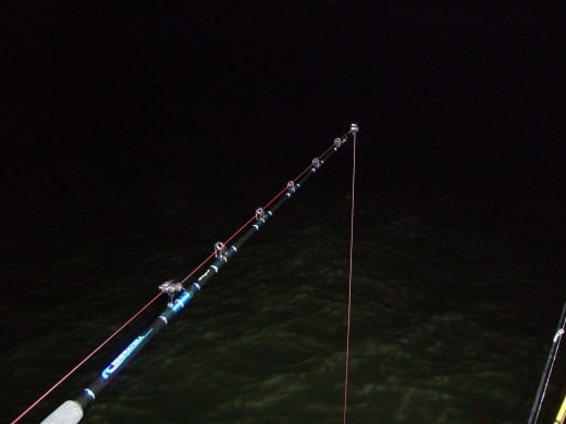 This is one of my personal catfishing rods.