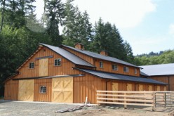 Pole barns designed for horse barns