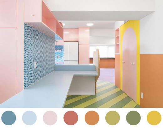 Color Parlettes in Archtectural Designs