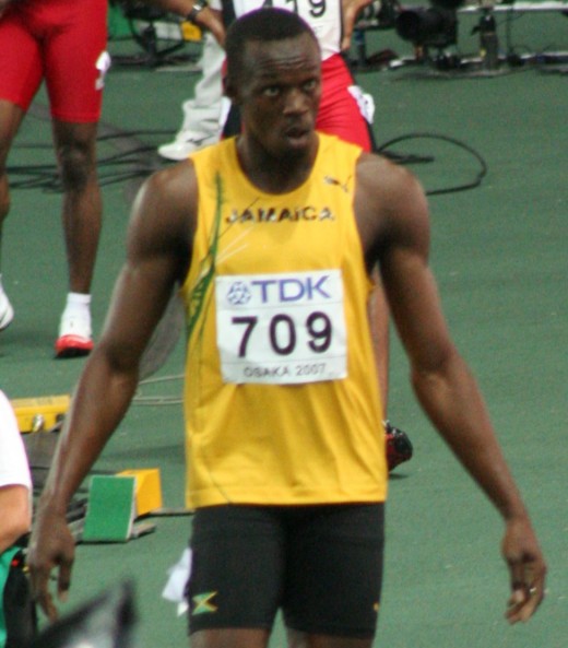 Usain Bolt.  Photo by Eckhard Pecher courtesy of Creative Commons Attribution 2.5.