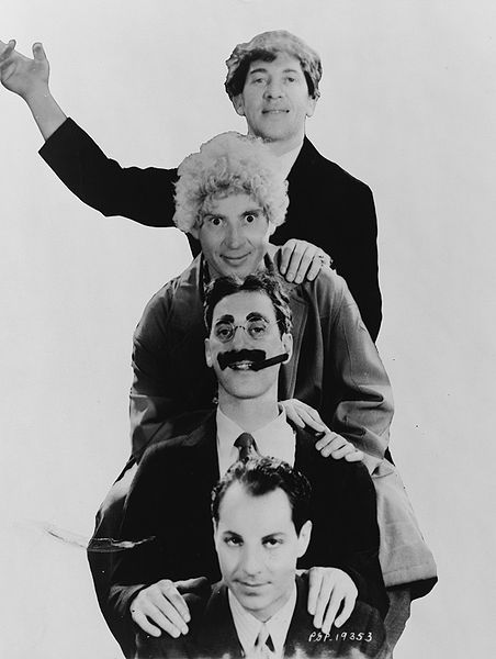 Chico, Harpo, Groucho, and Zeppo