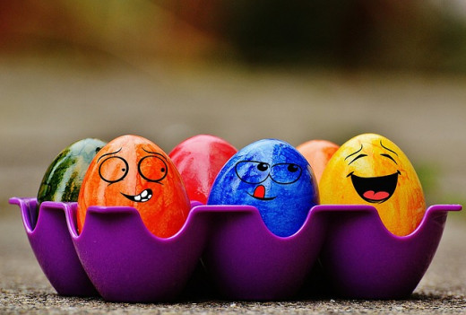 Coloring Eggs, Enjoying A Hunt, And The Easter Bunny.