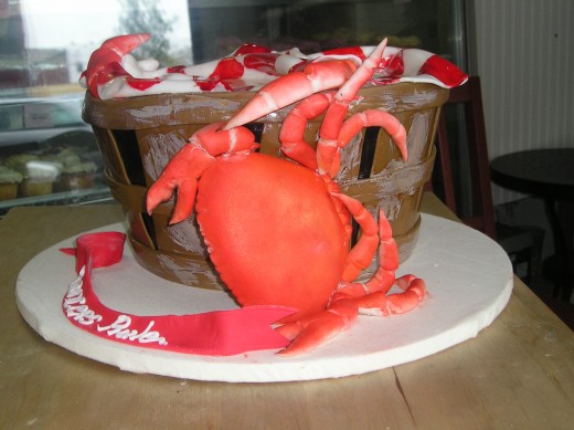 all edible - good for Cancer the crab birthday