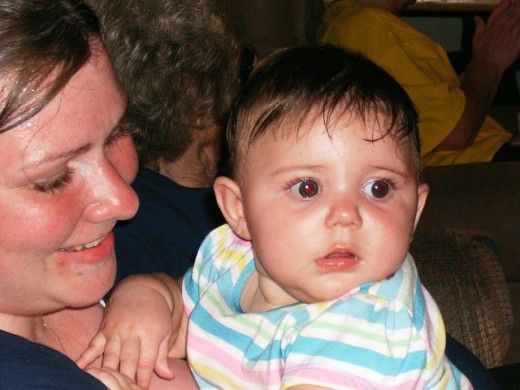 Christye and her daughter Lilly 2007