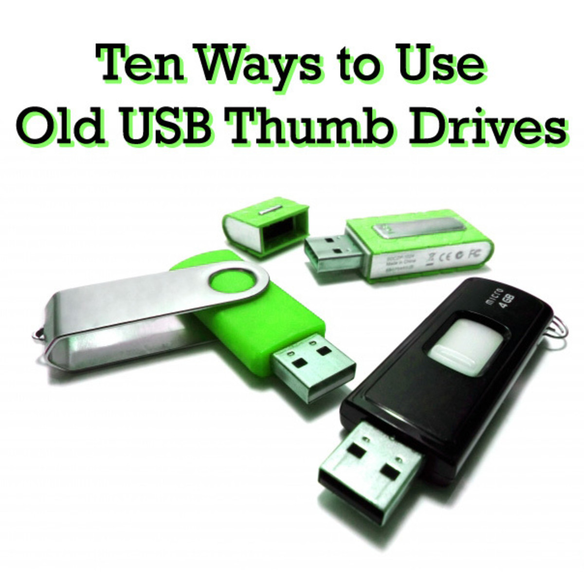 Ten Things to Do With Old USB Thumb Drives