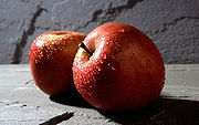 Ripe Fuji Apples