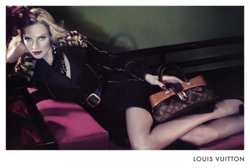 Uma Thurman for Louis Vuitton.
