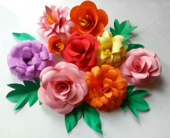 Whimsical Paper Flowers to Craft by Hand-Paper to Petal