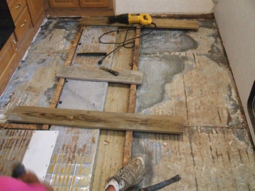 wood repair door rot Repair Trailer or to Replace Floors How & RV Camper