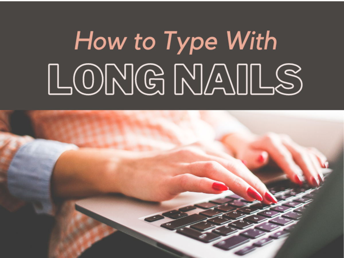 How to Type With Long Nails on a Keyboard or Touchscreen