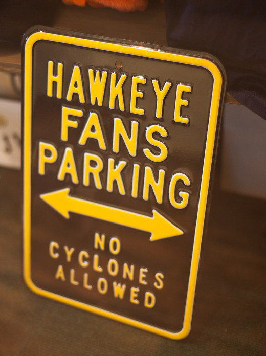 Hawkeye Fans Parking, No Cyclones Allowed