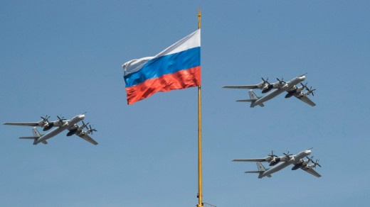 U.S Fighter Jets Intercepting Russian Bombers