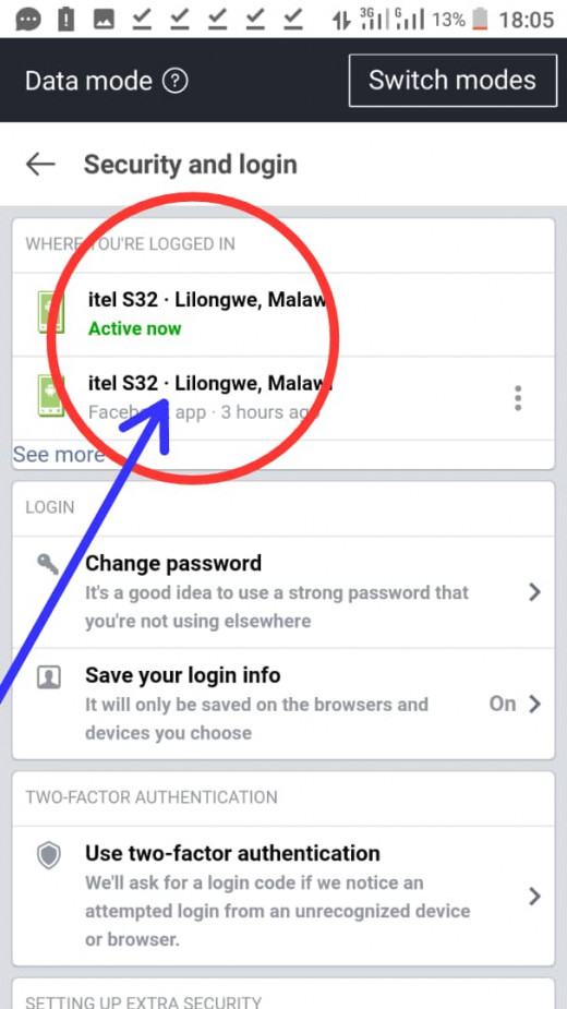 User Security Settings