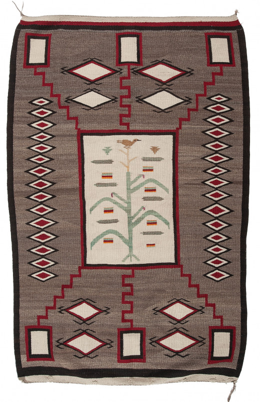 Navajo fine art weavings are known as Navajo "rugs". They take hundreds of hours to make using expensive materials.