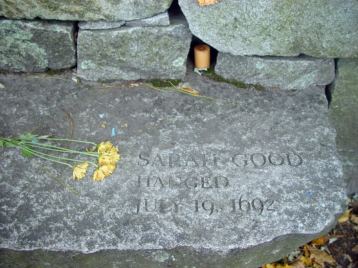 The Witch Trials Memorial dedicated August 1992.