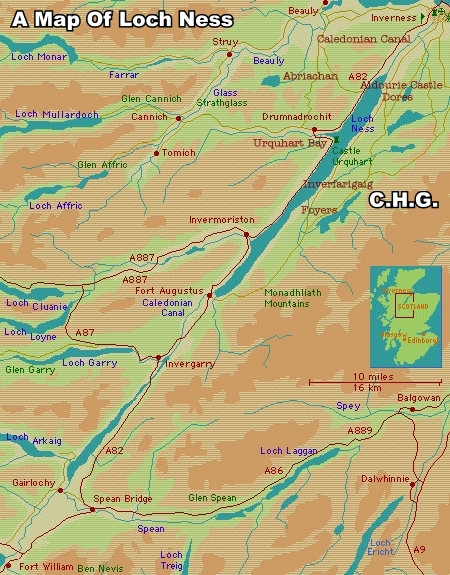 A Map Of Loch Ness