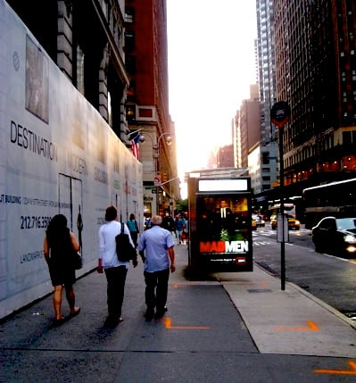 Mad Men advertising near Madison Avenue, New York City / E. A. Wright 2009