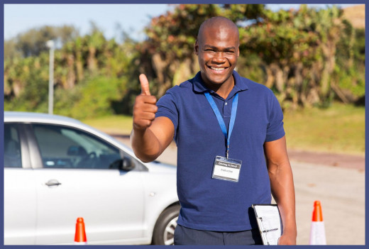 Take a driving course from a professional before you apply for your license and practice as much as possible!
