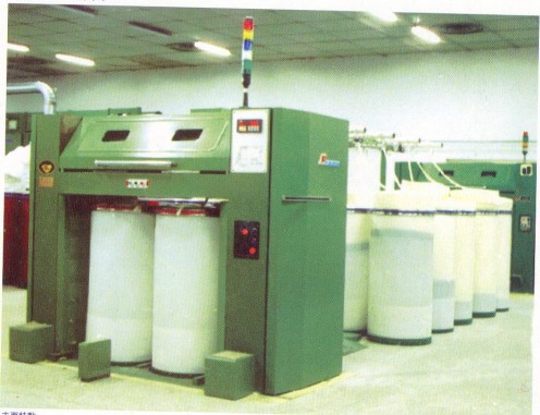 This is a machine in a Textile Mill used to make the fibers in the Card Sliver Uniform