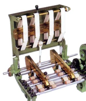 The Drafting Zone a place where the 2nd passage Draw Frame Sliver is drawn to a condensed form by drafting,twisting and winding to form a package ready for spinning.