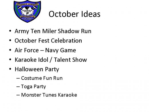 October Outline
