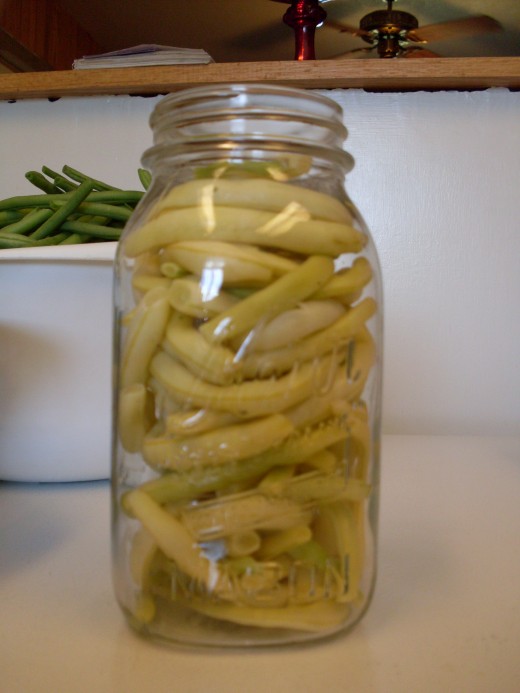 canning wax beans