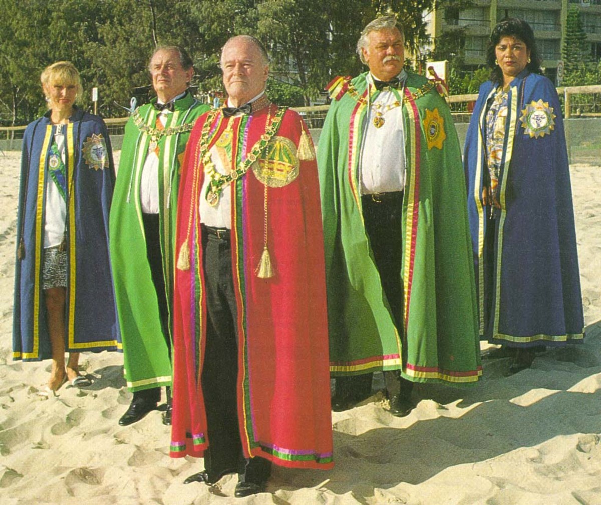 Hutt River Province citizens in regalia