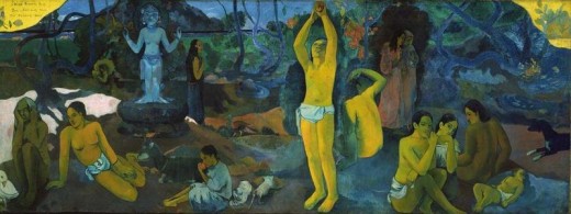 Where do we come from? What are we? Where are we going? Painting by Paul Gauguin