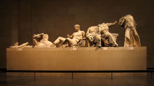 These statues now reside in the British Museum