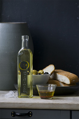 Extra virgin olive oil is one of the staple foods of the Mediterranean Diet. Photo by foddistablog.